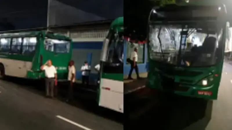 Acidente entre ônibus deixam 11 rodoviários feridos em Salvador 