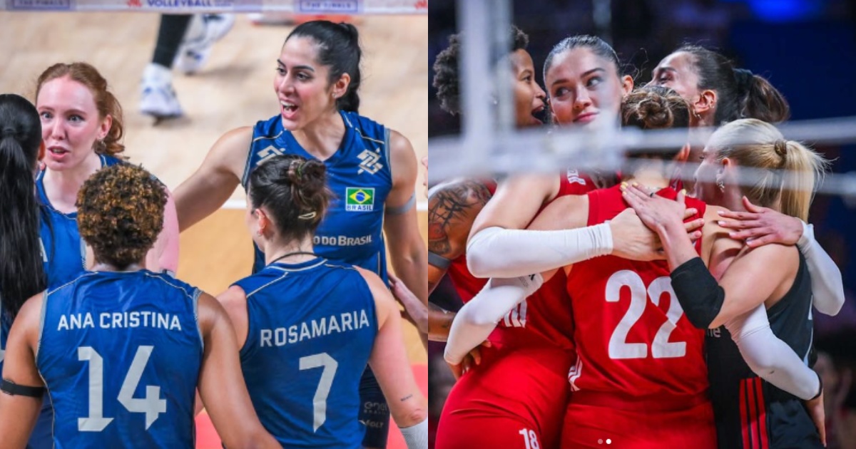Adversário definido: Brasil enfrentará a Turquia na final da VNL em busca de título inédito