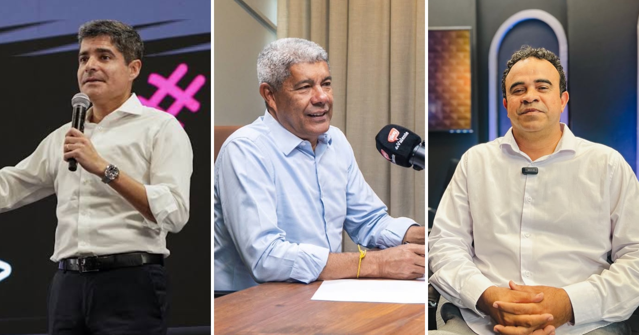 Candidatos ao governo da Bahia mantêm agenda concentrada em Salvador nesta segunda-feira 