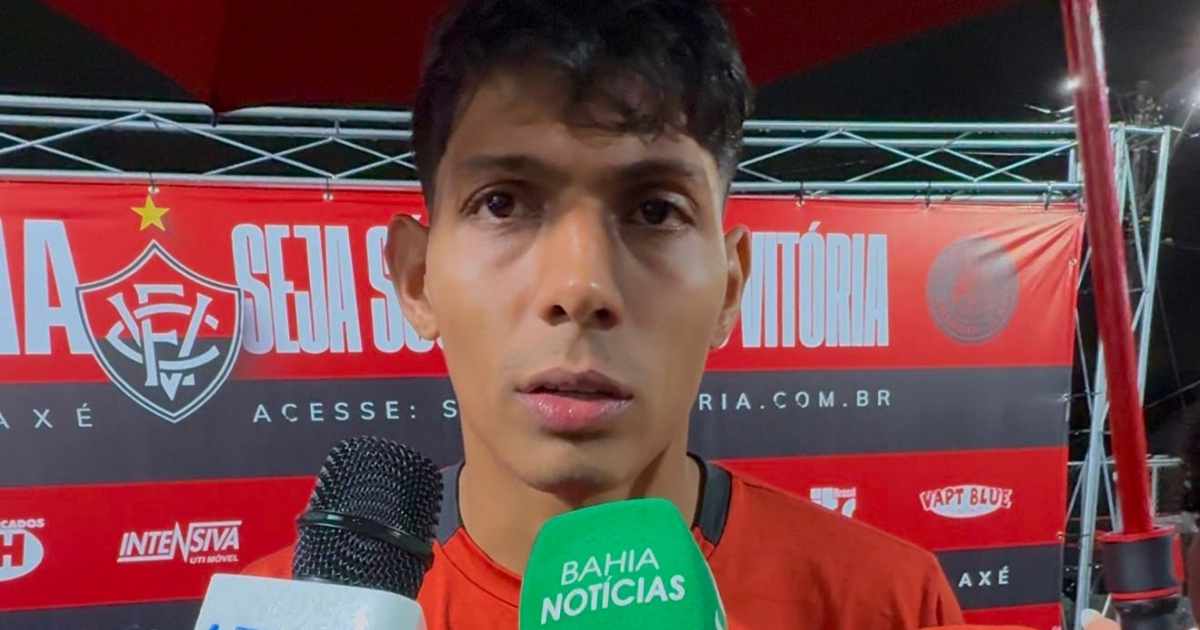 Destaque contra o Botafogo, Zé Vitor celebra retomada da boa fase no Vitória e projeta Ba-Vi: 