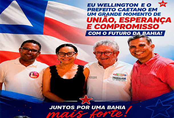 Empresário Wellington Sampaio declara apoio a Marconi Daniel e Ivoneide Caetano e fortalece articulação política pelo desenvolvimento regional.