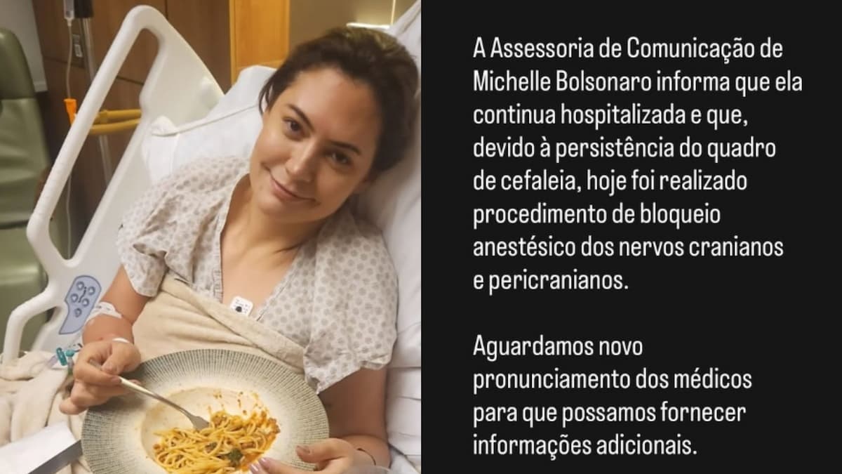 Michelle Bolsonaro segue internada para investigar dores de cabeça em meio a calendário político do PL 