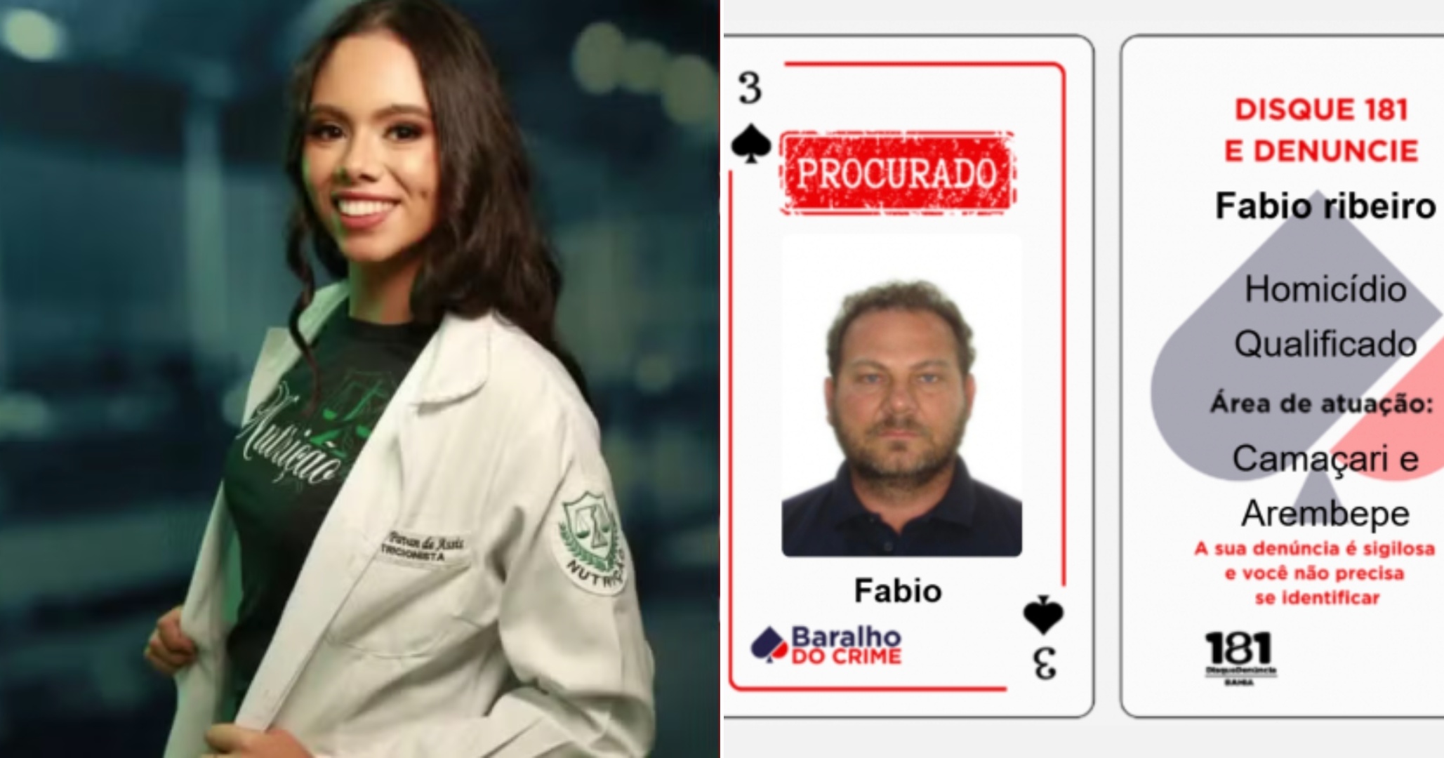 Principal suspeito de matar nutricionista em Guarajuba se entrega à polícia
