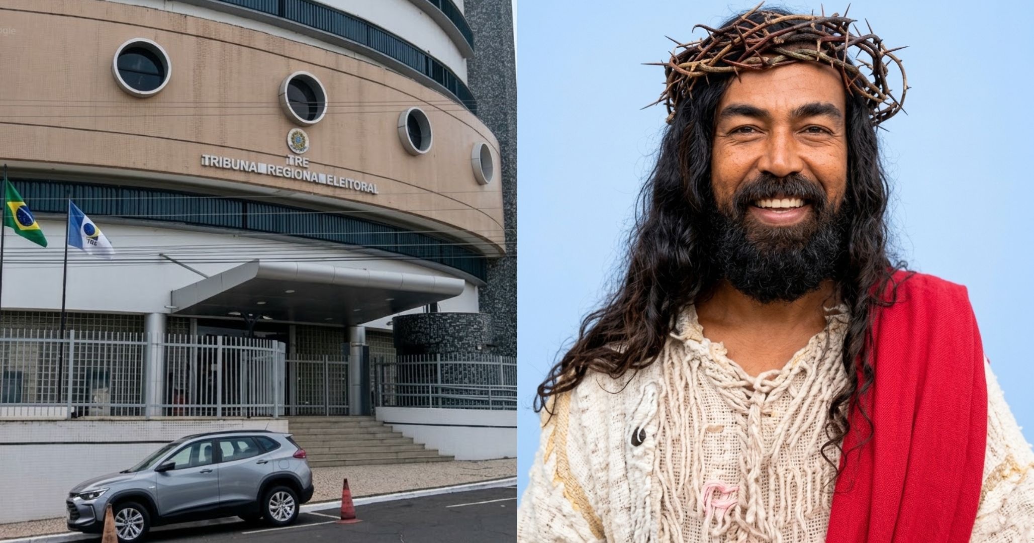 VÍDEO: Justiça eleitoral intima suplente do DC a trocar foto em que aparece como Jesus Cristo no Piauí