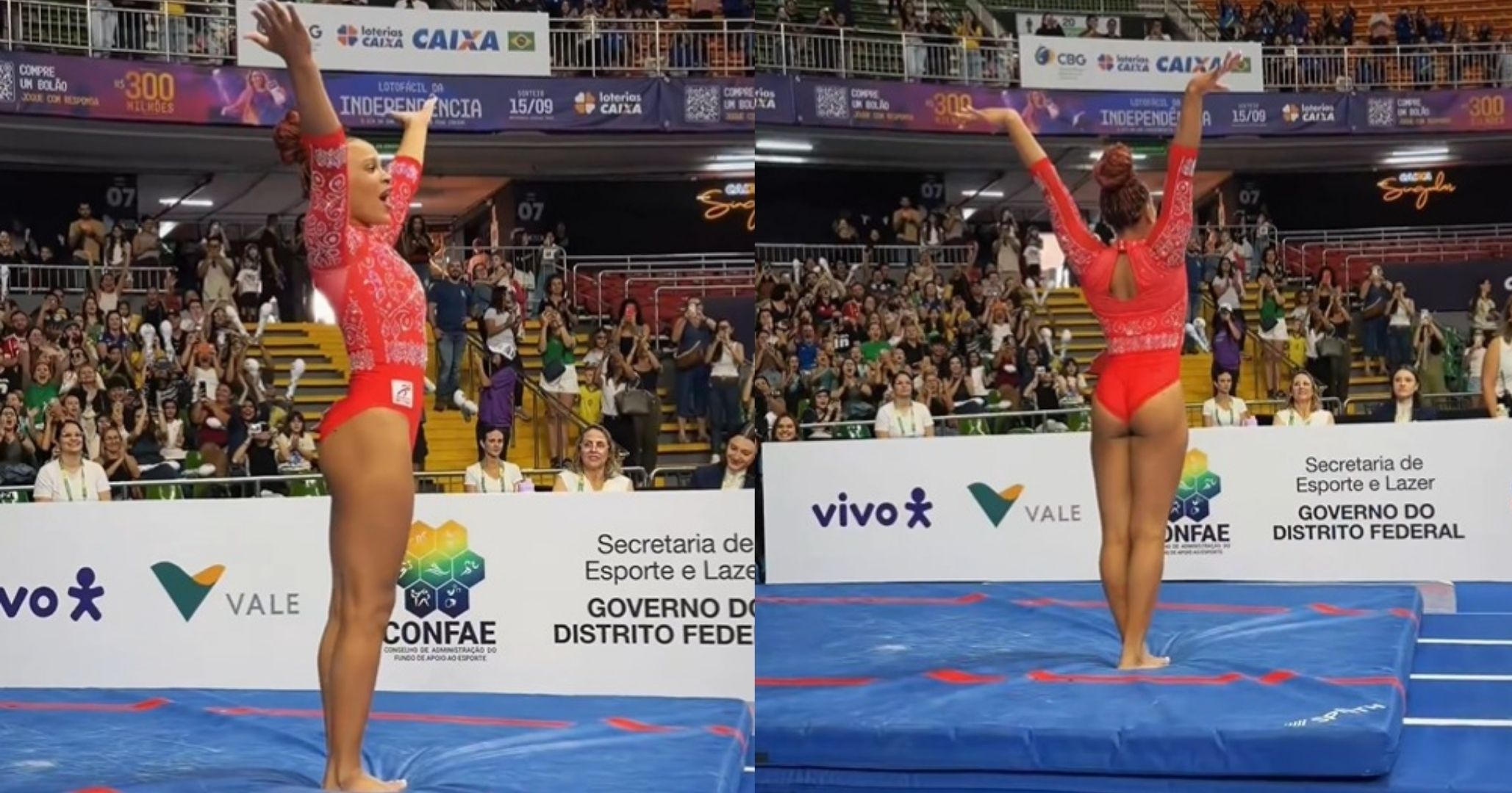 VÍDEO: Rebeca Andrade fatura maior nota do mundo no salto em 2026