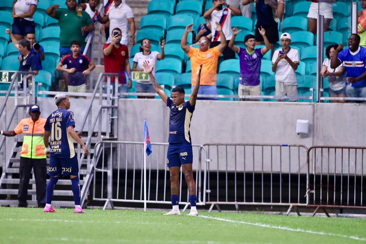 Bahia vence o Remo, chega a 11 jogos invicto e entra no G-4 do Brasileirão