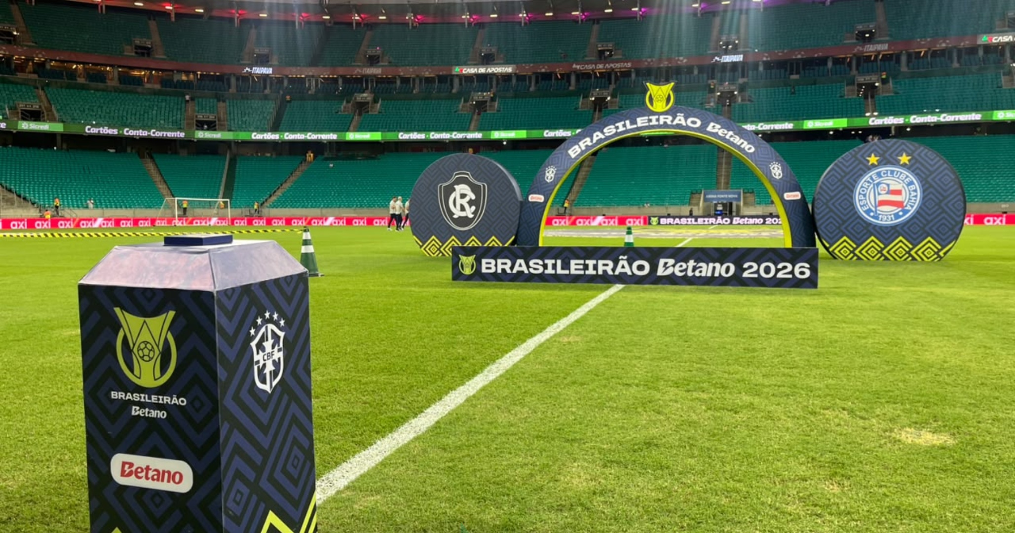 Confira as escalações oficiais de Bahia x Remo, pelo Brasileirão