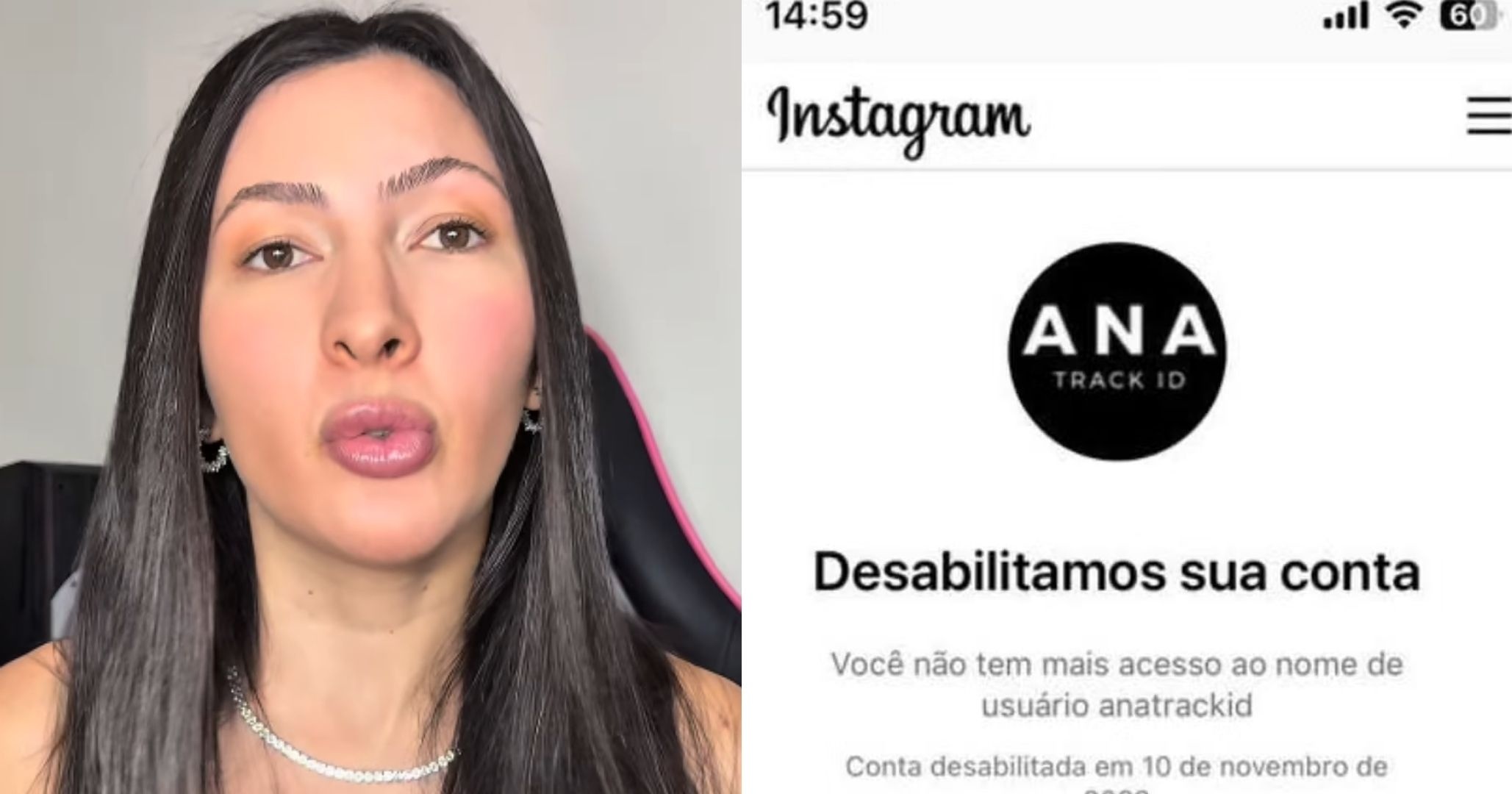 Influenciadora tem conta suspensa após post sobre festa de Daniel Vorcaro
