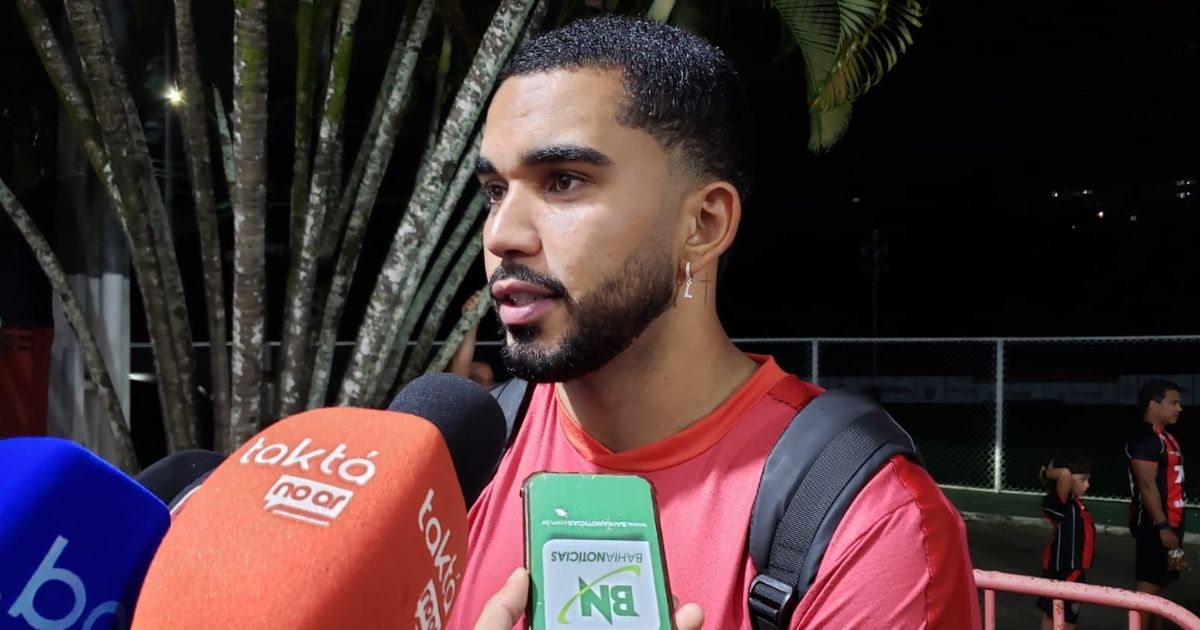 Lucas Arcanjo destaca reação do Vitória e reforça confiança em Jair Ventura: “É um paizão”  