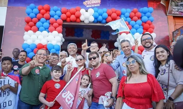Ao lado de presidente do PDT na Bahia, Jerônimo Rodrigues destaca ações na saúde em Caetité