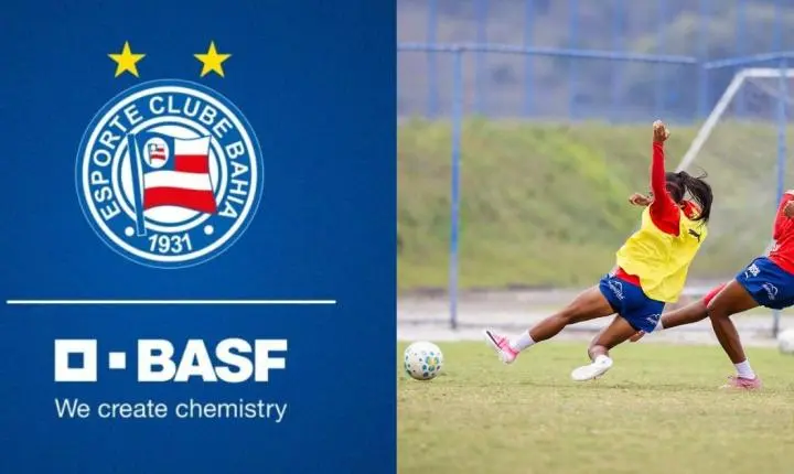Bahia anuncia BASF como patrocinadora exclusiva do futebol feminino; confira
