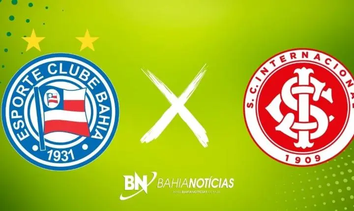 Bahia x Internacional: saiba onde assistir, horário e prováveis escalações