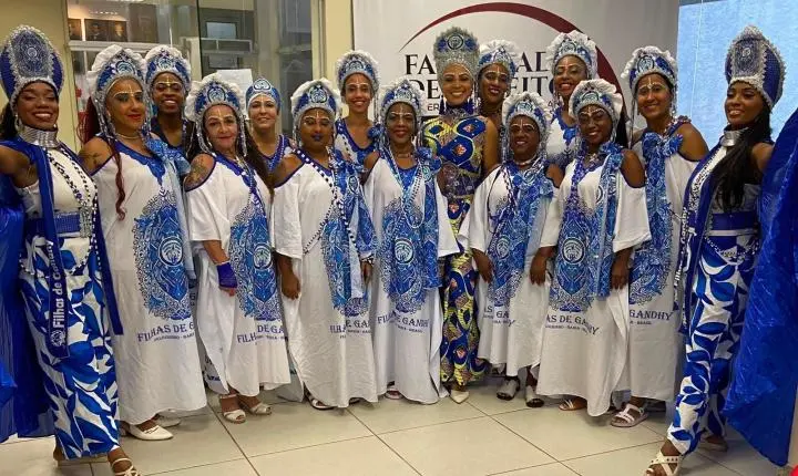 Blog do Marrom: Filhas de Gandhy gravam a música para o tema do Carnaval 2027
