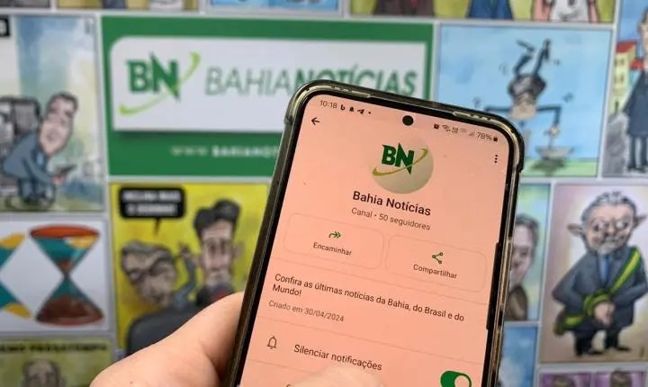 Canal do Bahia Notícias no WhatsApp é ferramenta para leitores se manterem informados