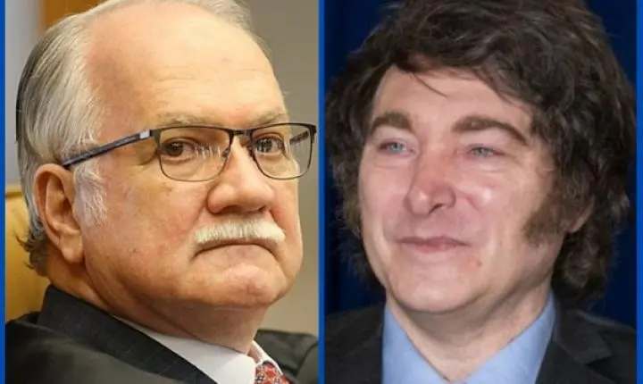 Fachin rebate ataque de Milei a Moraes e classifica fala como 'incompatível com a civilidade' entre países