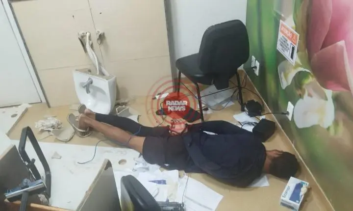 Homem destrói sala de pré-parto e é preso em Porto Seguro