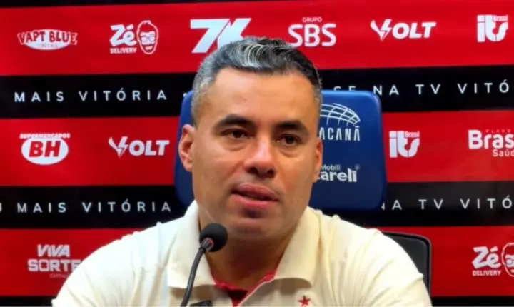 Jair Ventura destaca evolução do Vitória, mas admite necessidade de resultado fora de casa