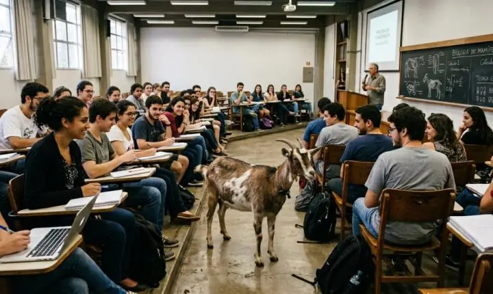 Opinião: Um bode entrou na Facom e a universidade montou palco para lacração