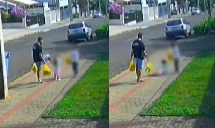 Pai que chutou filha de 3 anos é denunciado por tortura após fazer filhos ajoelharem em tampas de garrafa