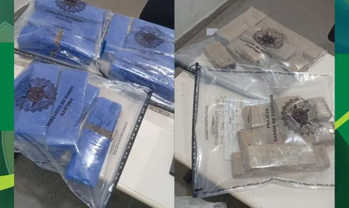 Polícias apreendem 25 kg de drogas e desarticulam rinha de galos na zona rural de Quixabeira