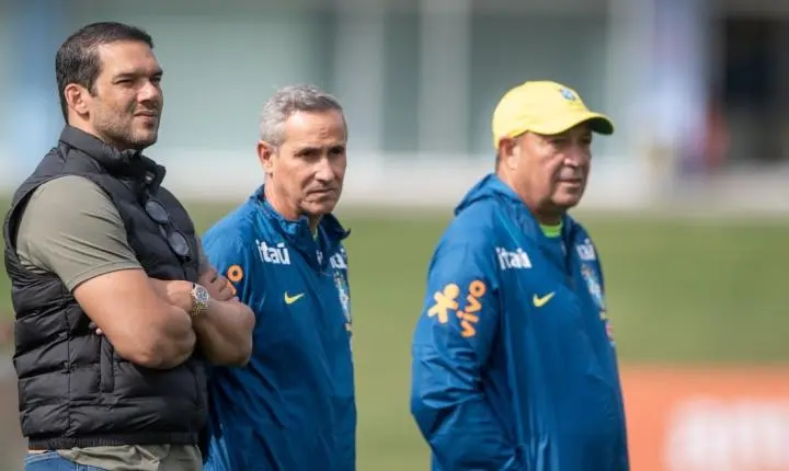 Samir Xaud acompanha treino da Seleção Sub-17 e defende integração na base da CBF: 