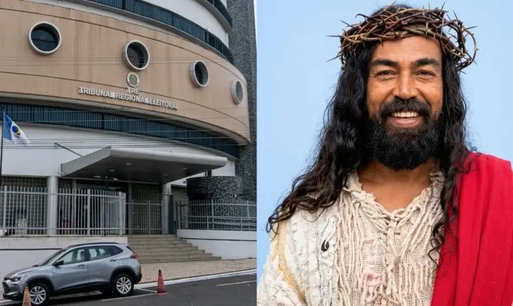 VÍDEO: Justiça eleitoral intima suplente do DC a trocar foto em que aparece como Jesus Cristo no Piauí