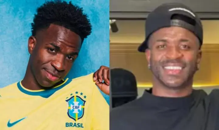 Vini Jr. é submetido a harmonização facial e chama atenção nas redes sociais; confira antes e depois