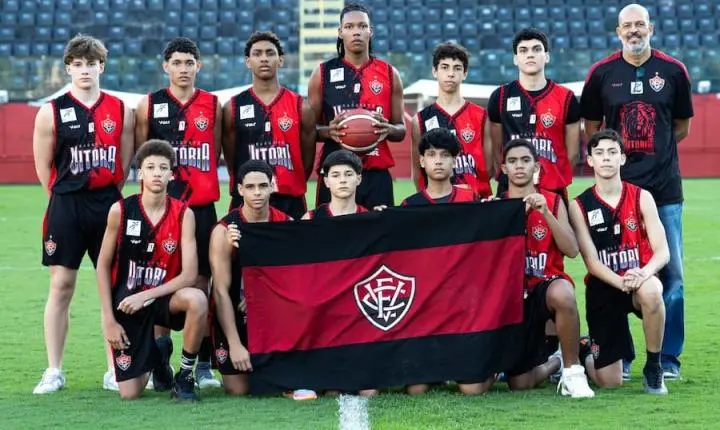 Vitória amplia investimentos em projeto no basquete e joga pela primeira vez o Brasileiro Sub-15